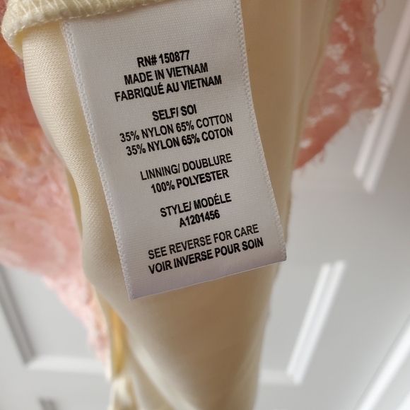 Embroidered Peach Pink Toddler Dress - Picture 7 of 11